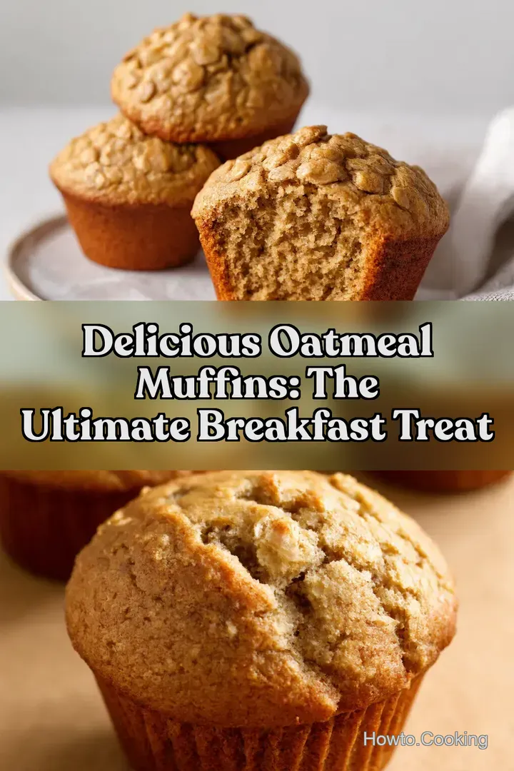 Delicious Oatmeal Muffins: The Ultimate Breakfast Treat : PIN FOR LATER Delicious Oatmeal Muffins: The Ultimate Breakfast Treat