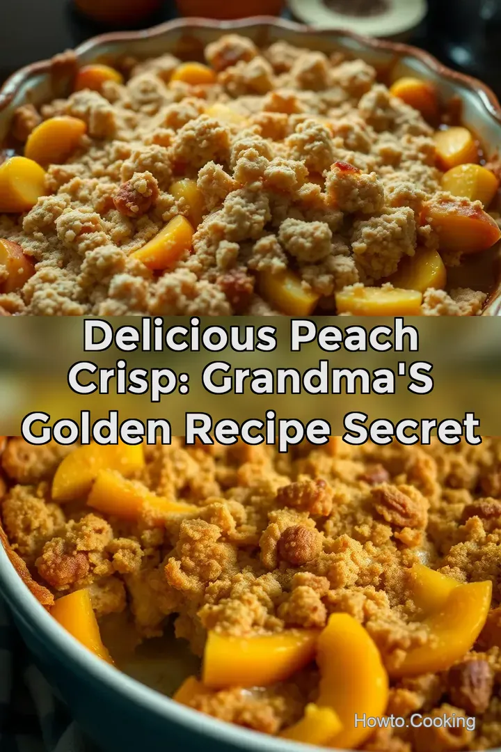 Delicious Peach Crisp: Grandma s Golden Recipe Secret