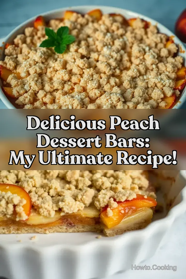 Delicious Peach Dessert Bars: My Ultimate Recipe!