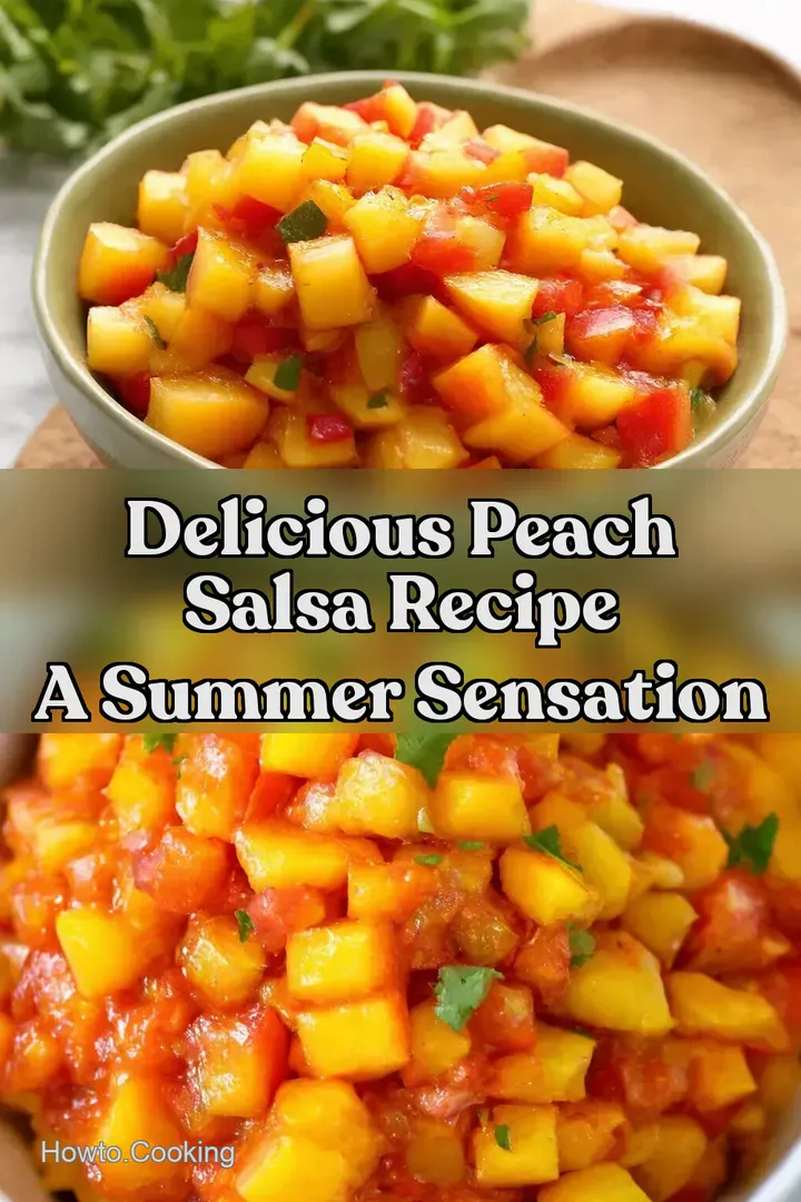 Delicious Peach Salsa Recipe A Summer Sensation