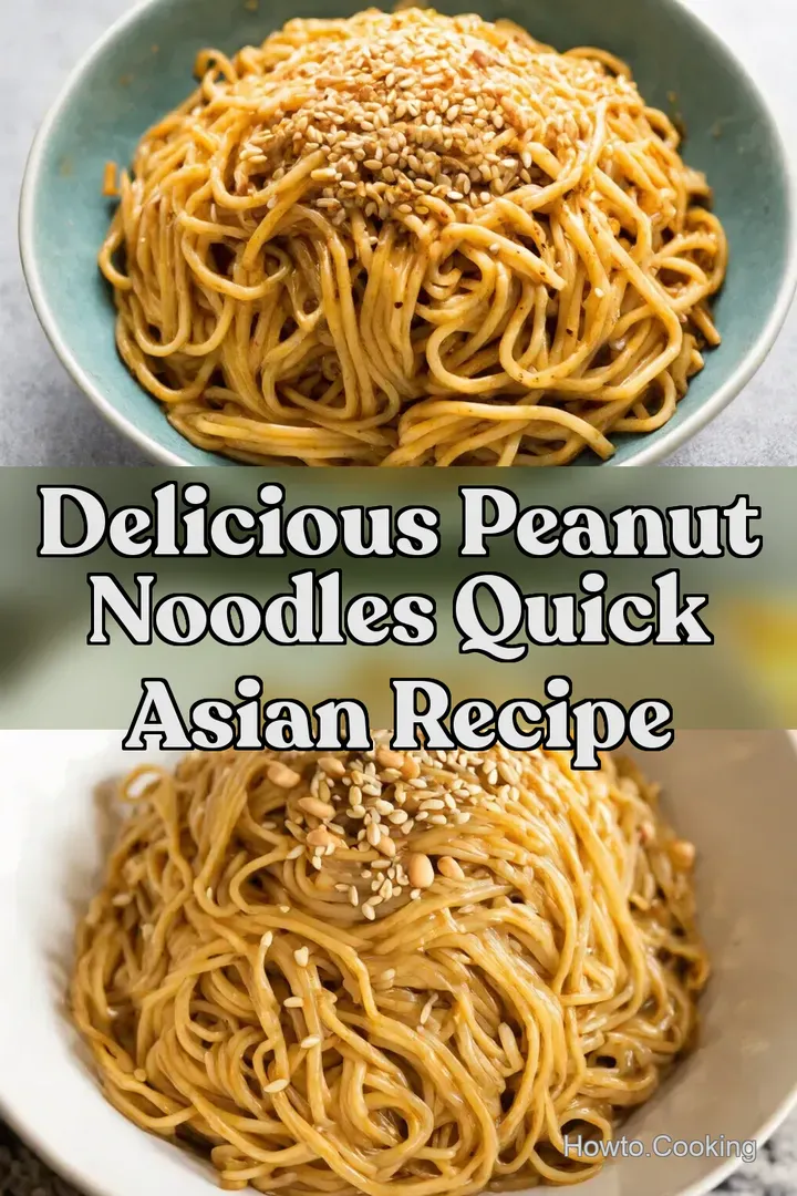 Delicious Peanut Noodles Quick Asian Recipe
