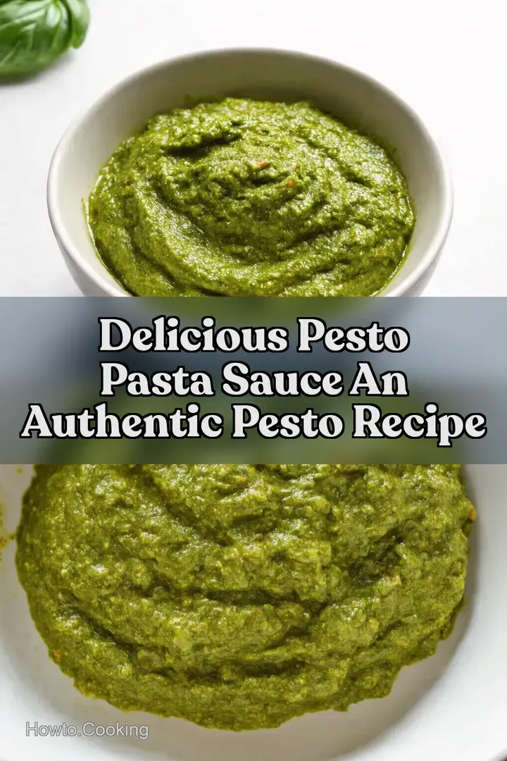 Delicious Pesto Pasta Sauce An Authentic Pesto Recipe