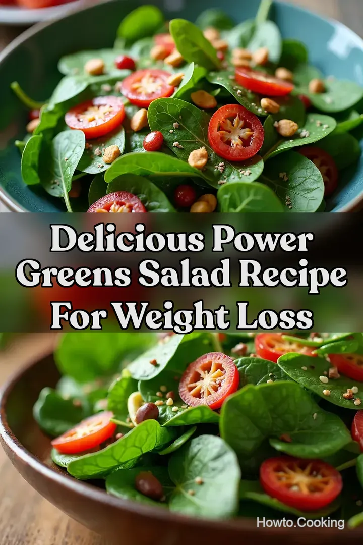 Delicious Power Greens Salad Recipe For Weight Loss