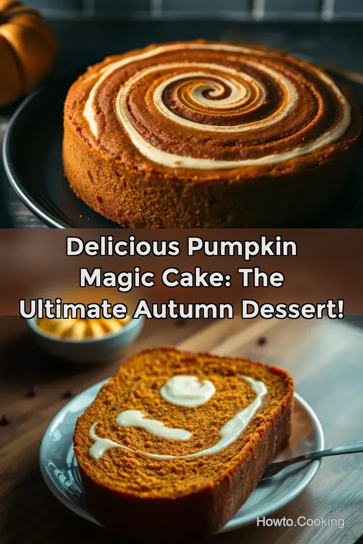 Delicious Pumpkin Magic Cake: The Ultimate Autumn Dessert!