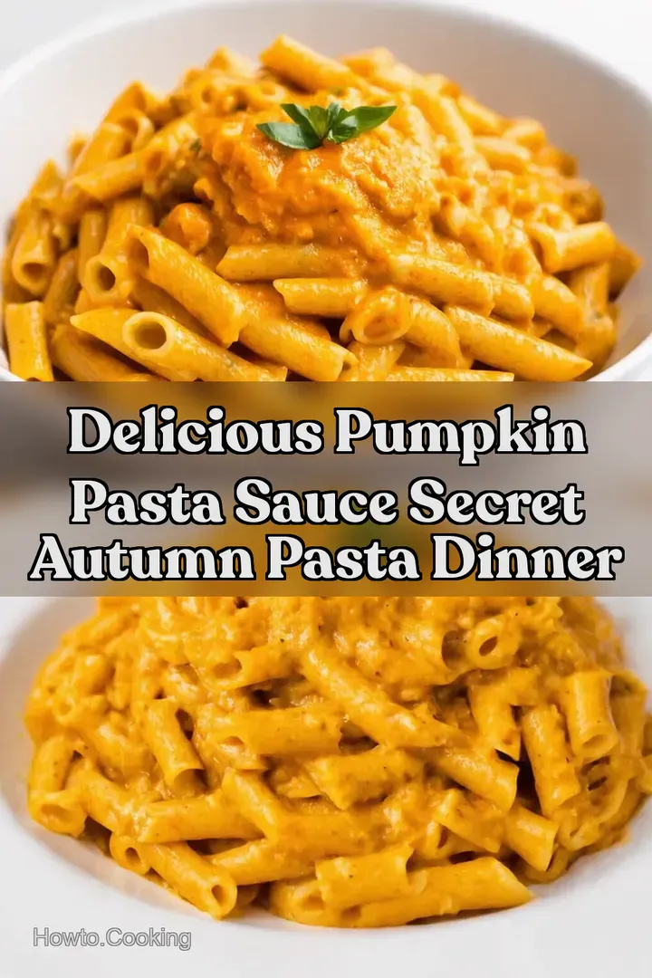 Delicious Pumpkin Pasta Sauce Secret Autumn Pasta Dinner