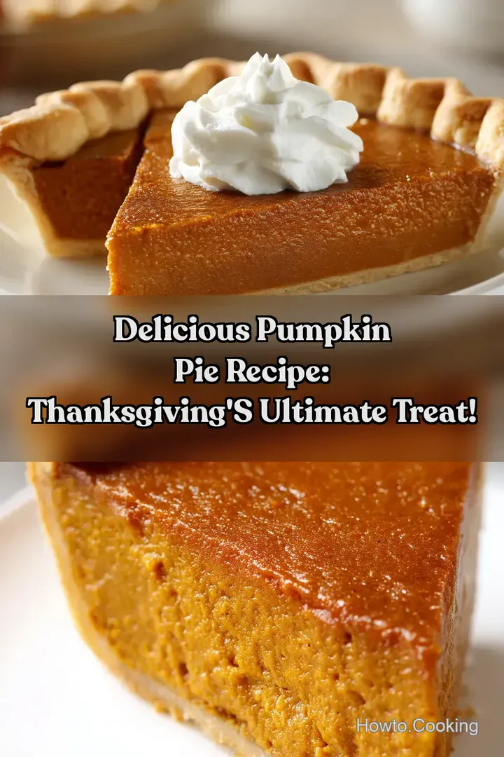 Delicious Pumpkin Pie Recipe: Thanksgiving&#039 s Ultimate Treat!
