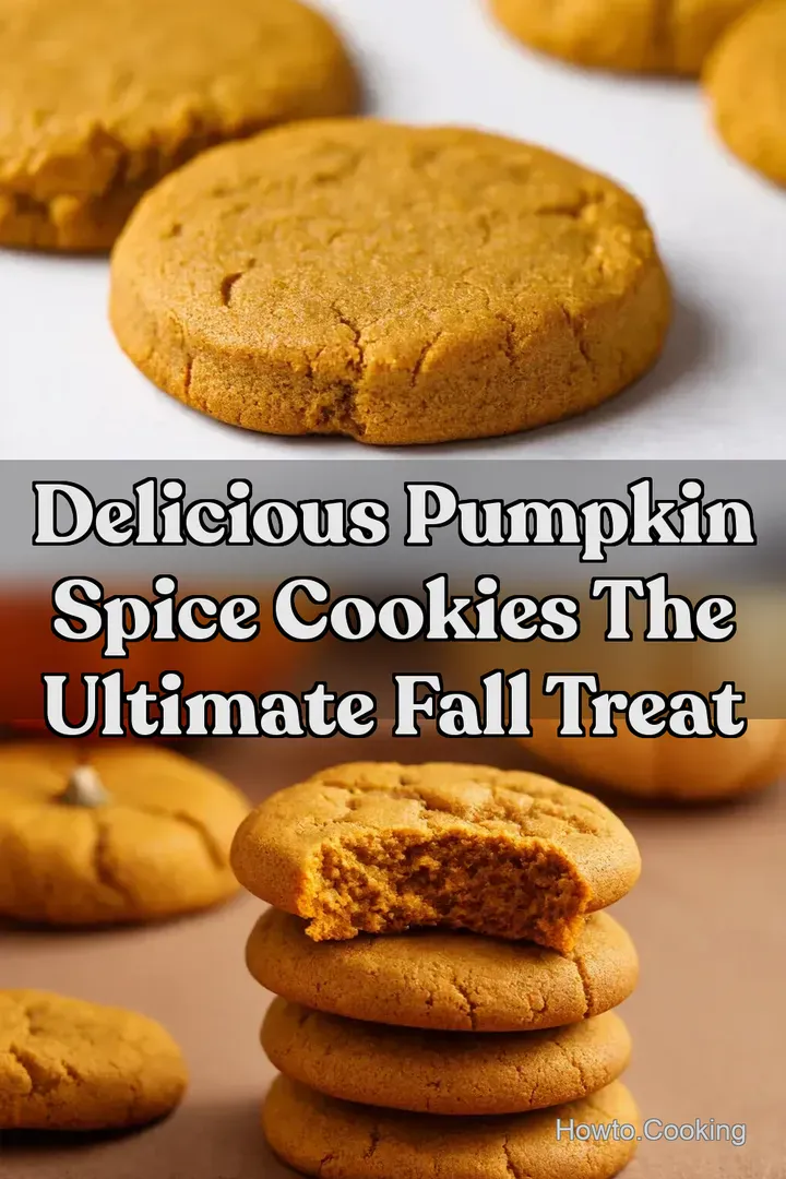 Delicious Pumpkin Spice Cookies The Ultimate Fall Treat : PIN FOR LATER Delicious Pumpkin Spice Cookies The Ultimate Fall Treat