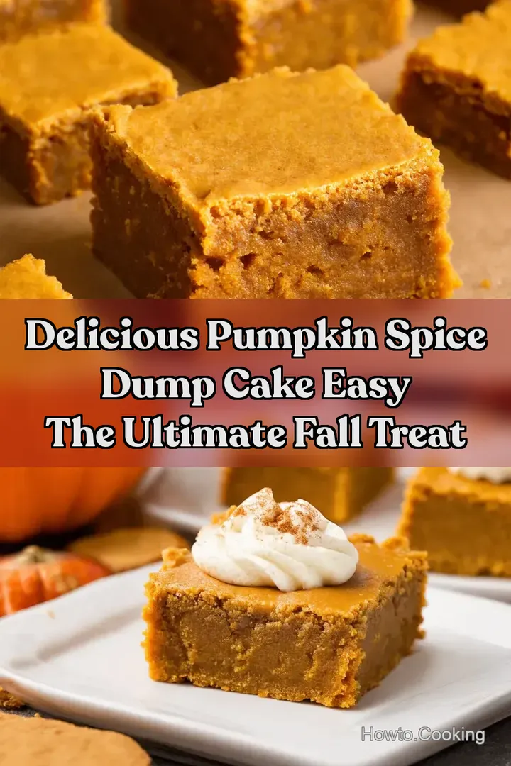 Delicious Pumpkin Spice Dump Cake Easy The Ultimate Fall Treat : PIN FOR LATER Delicious Pumpkin Spice Dump Cake Easy The Ultimate Fall Treat