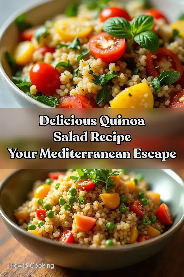 Delicious Quinoa Salad Recipe Your Mediterranean Escape