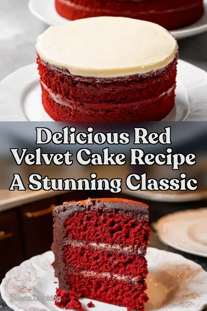 Delicious Red Velvet Cake Recipe A Stunning Classic : PIN FOR LATER Delicious Red Velvet Cake Recipe A Stunning Classic
