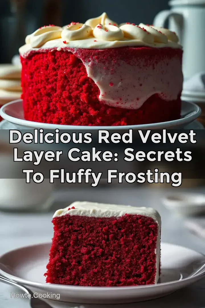 Delicious Red Velvet Layer Cake: Secrets to Fluffy Frosting