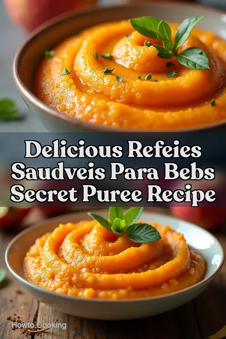 Delicious refeies saudveis para bebs Secret Puree Recipe
