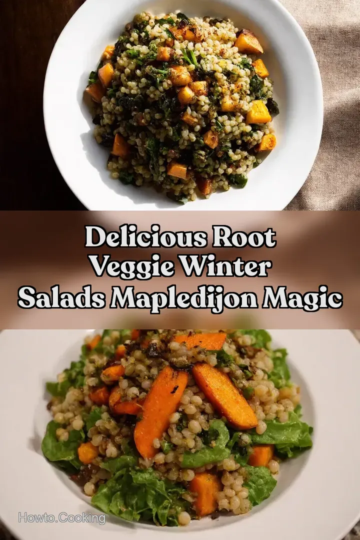 Delicious Root Veggie Winter Salads MapleDijon Magic