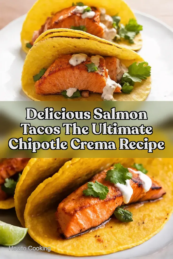 Delicious Salmon Tacos The Ultimate Chipotle Crema Recipe