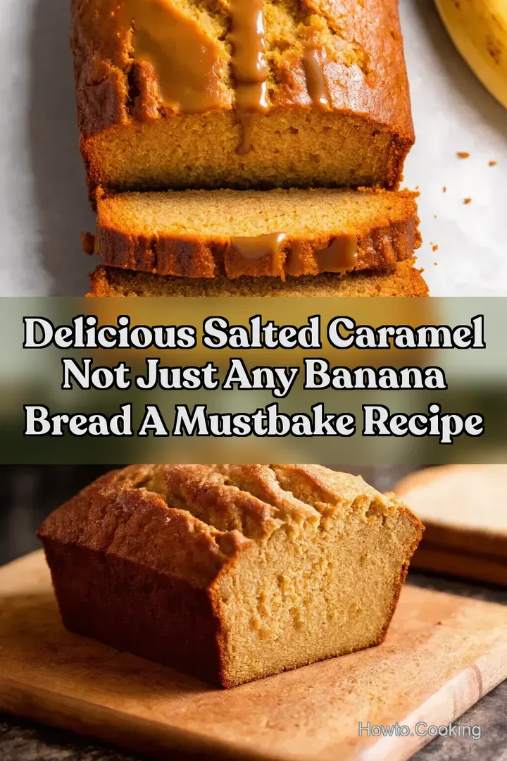 Delicious Salted Caramel Not Just Any Banana Bread A MustBake Recipe