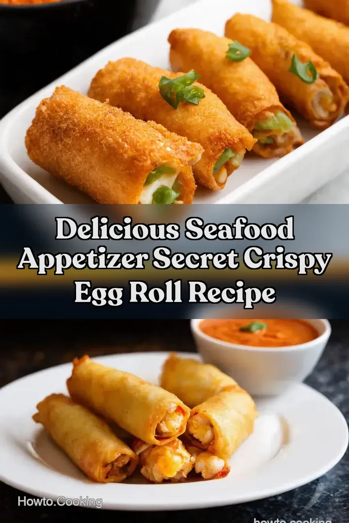 Delicious Seafood Appetizer Secret Crispy Egg Roll Recipe