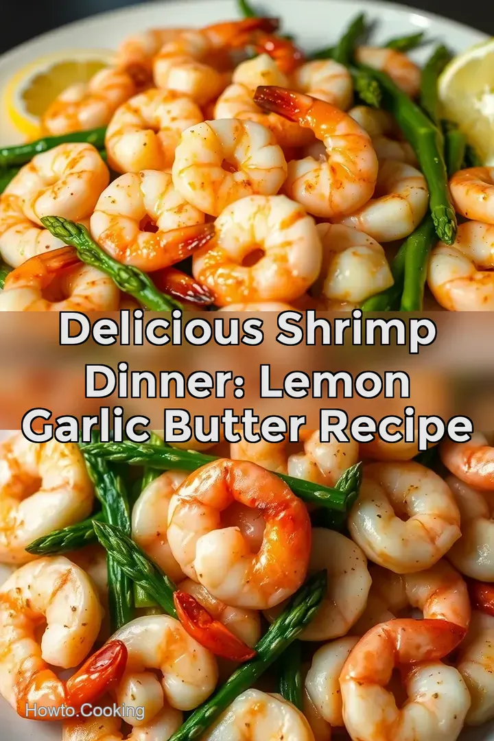 Delicious Shrimp Dinner: Lemon Garlic Butter Recipe