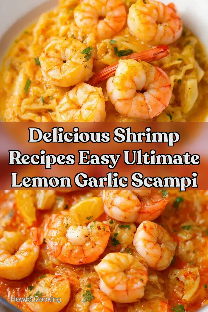Delicious Shrimp Recipes Easy Ultimate Lemon Garlic Scampi : PIN FOR LATER Delicious Shrimp Recipes Easy Ultimate Lemon Garlic Scampi