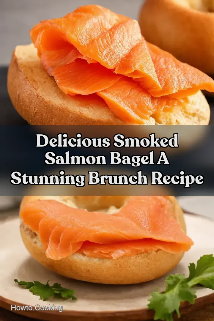 Delicious Smoked Salmon Bagel A Stunning Brunch Recipe