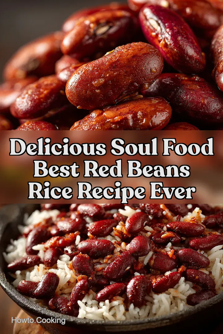 Delicious Soul Food Best Red Beans Rice Recipe Ever