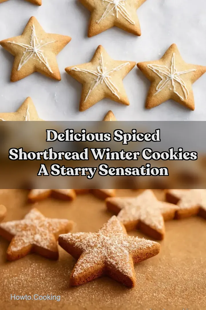 Delicious Spiced Shortbread winter cookies A Starry Sensation