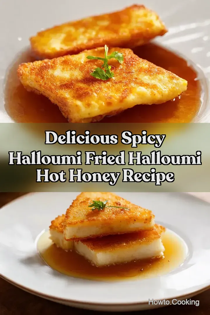 Delicious Spicy Halloumi Fried Halloumi Hot Honey Recipe