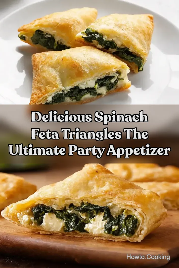 Delicious Spinach Feta Triangles The Ultimate Party Appetizer