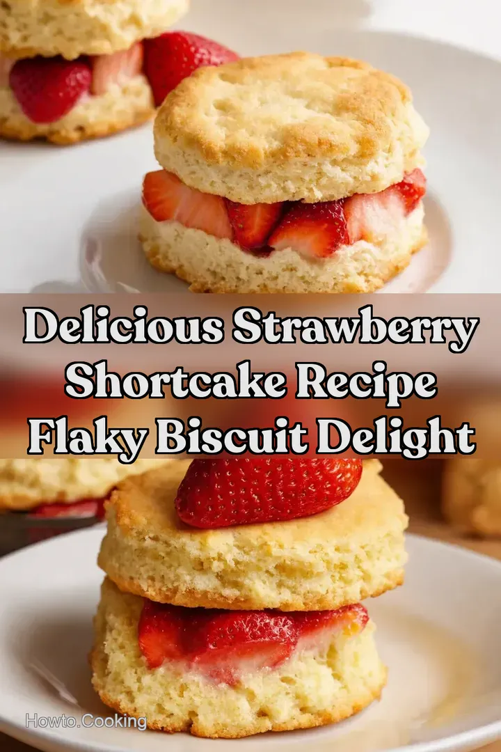 Delicious Strawberry Shortcake Recipe Flaky Biscuit Delight