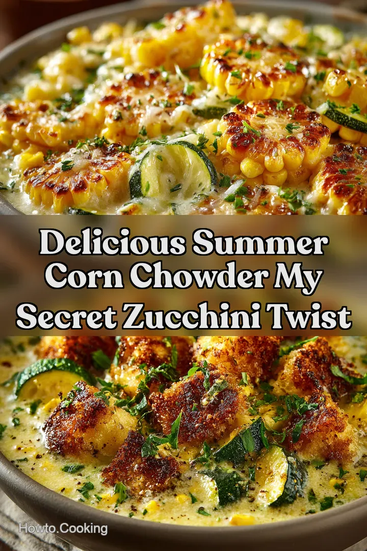 Delicious Summer Corn Chowder My Secret Zucchini Twist