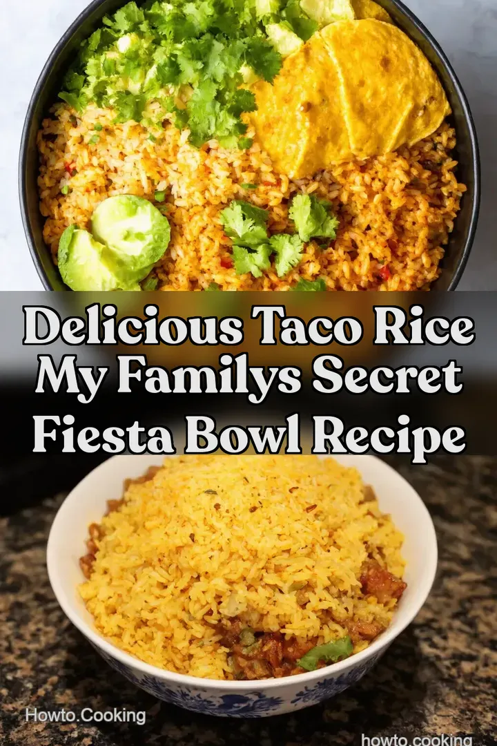 Delicious Taco Rice My Familys Secret Fiesta Bowl Recipe