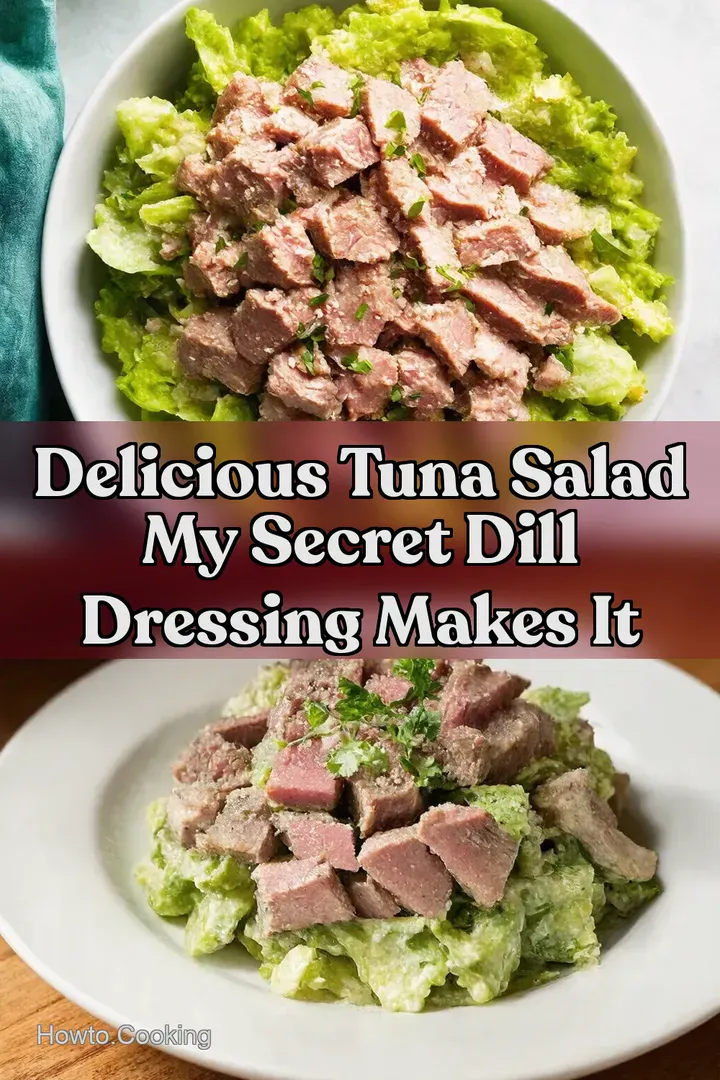 Delicious Tuna Salad My Secret Dill Dressing Makes It