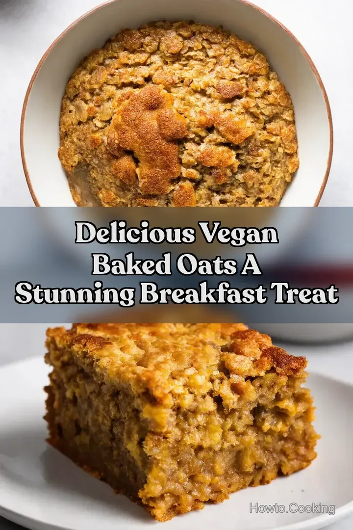 Delicious Vegan Baked Oats A Stunning Breakfast Treat