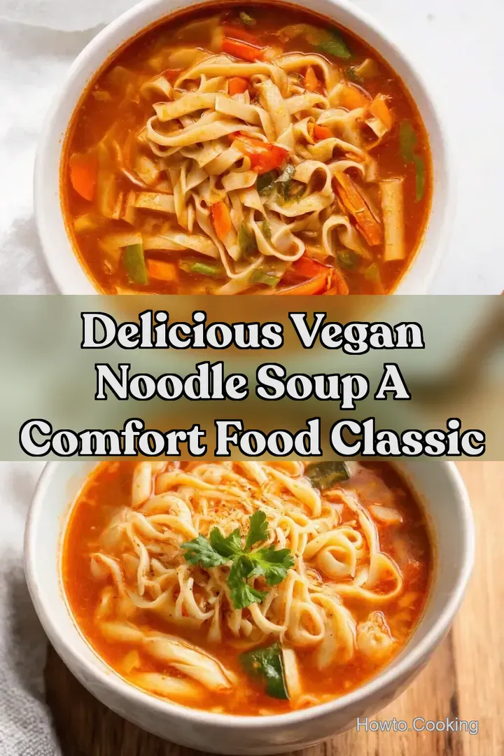 Delicious Vegan Noodle Soup A Comfort Food Classic