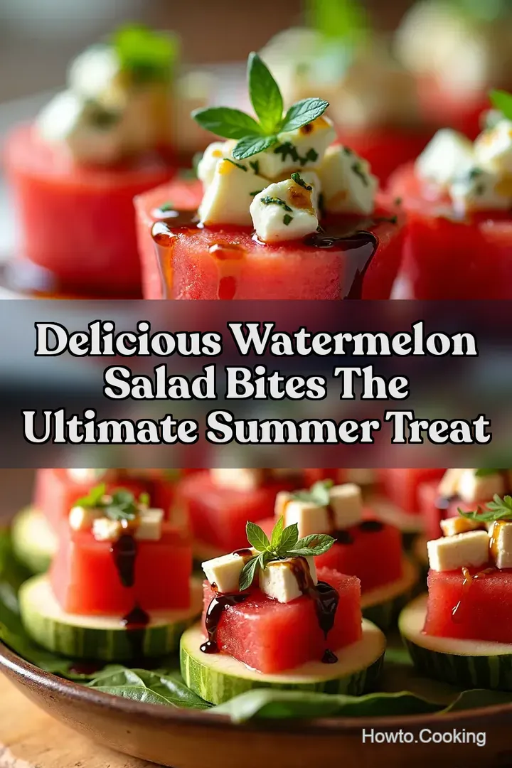 Delicious Watermelon Salad Bites The Ultimate Summer Treat
