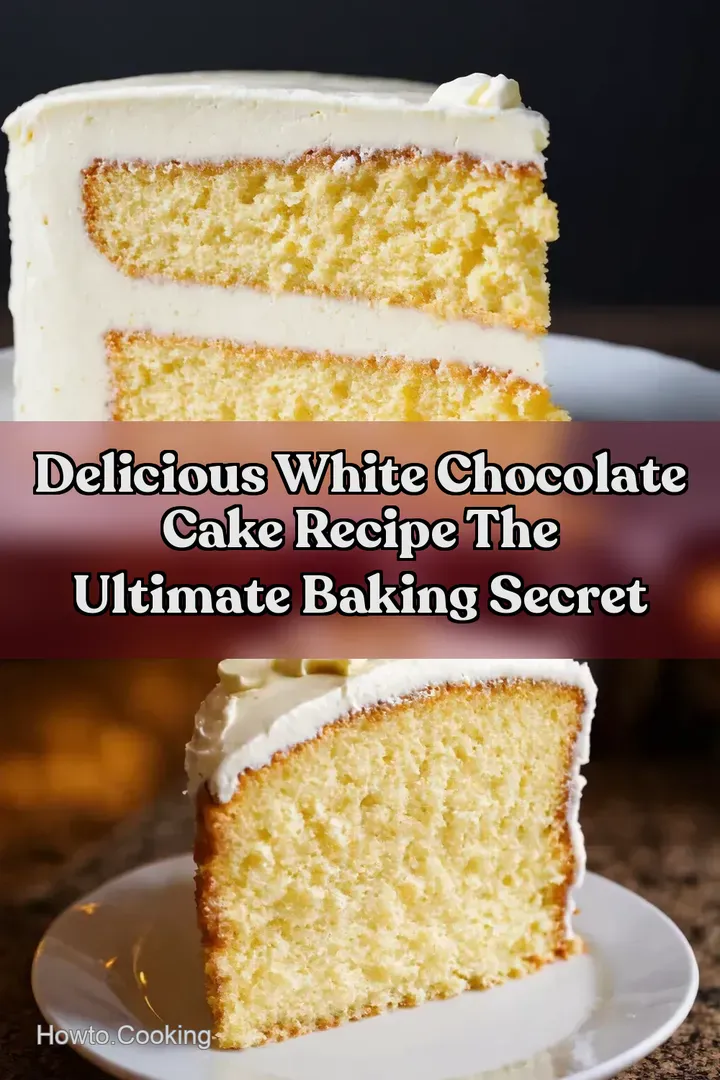 Delicious White Chocolate Cake Recipe The Ultimate Baking Secret