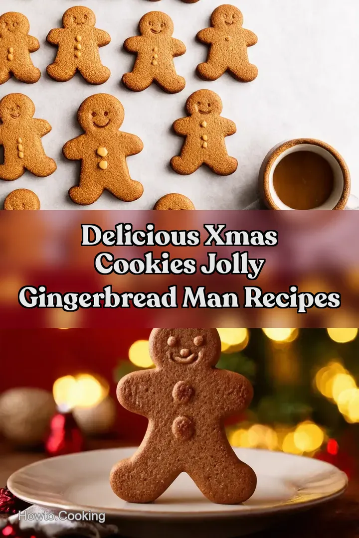 Delicious Xmas Cookies Jolly Gingerbread Man Recipes