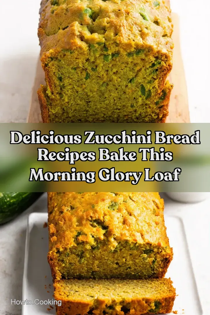 Delicious Zucchini Bread Recipes Bake This Morning Glory Loaf