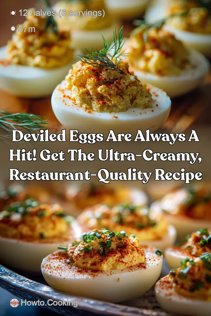 Deviled Eggs Are Always a Hit! Get the Ultra-Creamy Restaurant-Quality Recipe