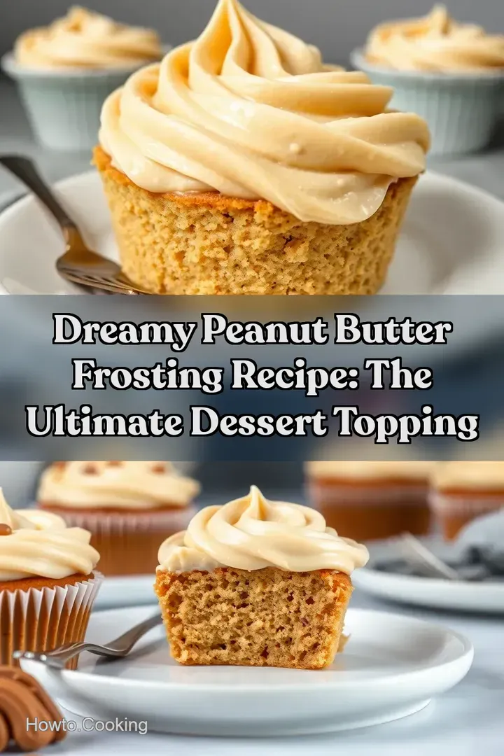 Dreamy Peanut Butter Frosting Recipe: The Ultimate Dessert Topping : PIN FOR LATER Dreamy Peanut Butter Frosting Recipe: The Ultimate Dessert Topping