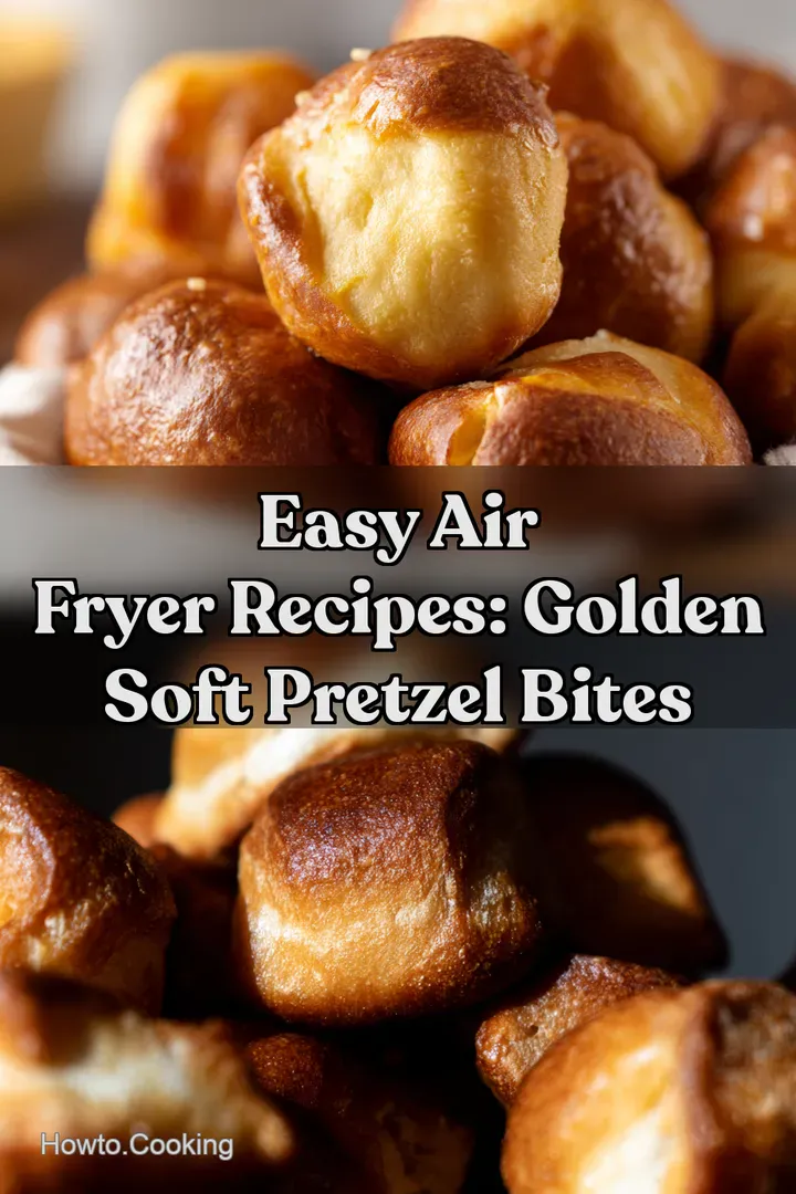 Easy Air Fryer Recipes: Golden Soft Pretzel Bites : PIN FOR LATER Easy Air Fryer Recipes: Golden Soft Pretzel Bites