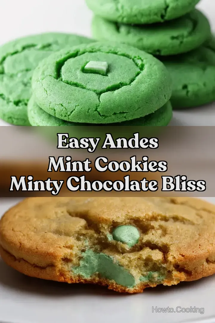 Easy Andes Mint Cookies Minty Chocolate Bliss