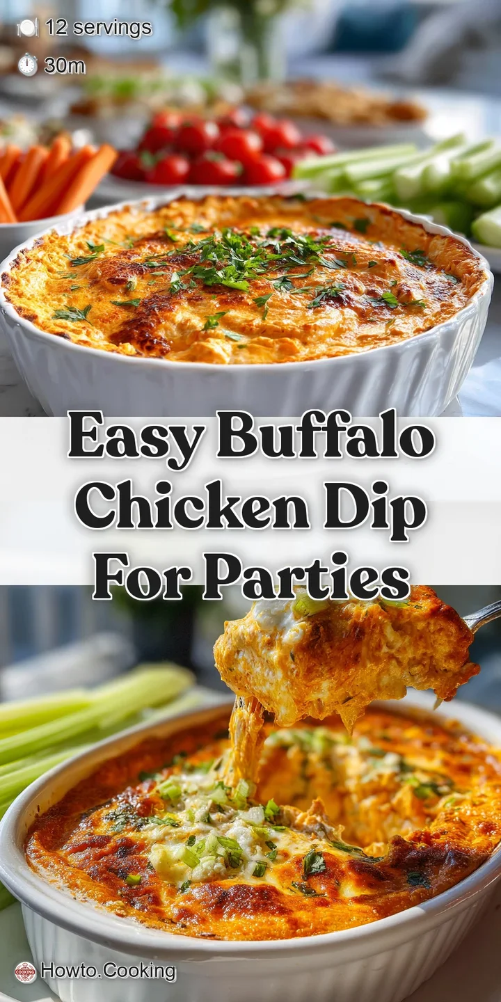 Close-up of golden-brown bubbling buffalo chicken dip. Creamy, cheesy, with a textured top from baking, flecks of red pepper.