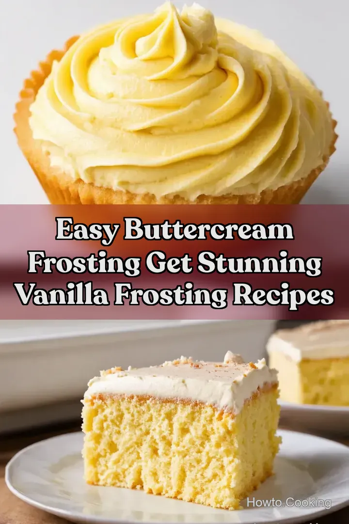Easy Buttercream Frosting Get Stunning Vanilla Frosting Recipes