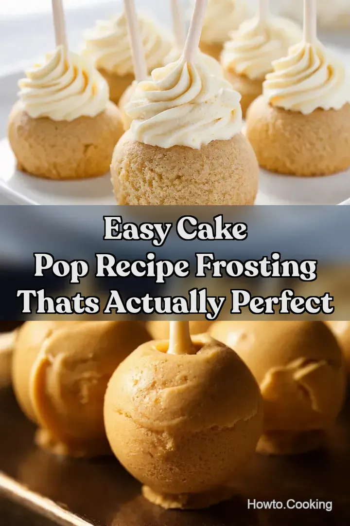 Easy Cake Pop Recipe Frosting Thats Actually Perfect