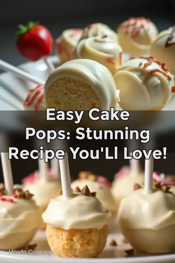 Easy Cake Pops: Stunning Recipe You ll Love!