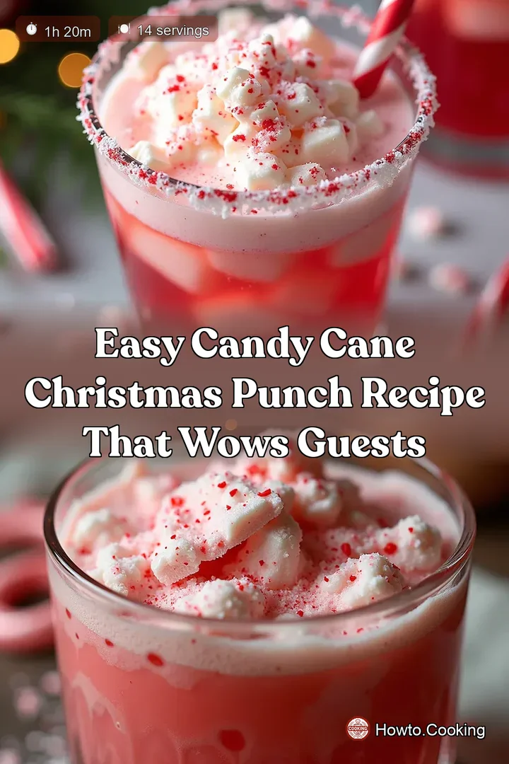 Easy Candy Cane Christmas Punch Recipe That Wows Guests