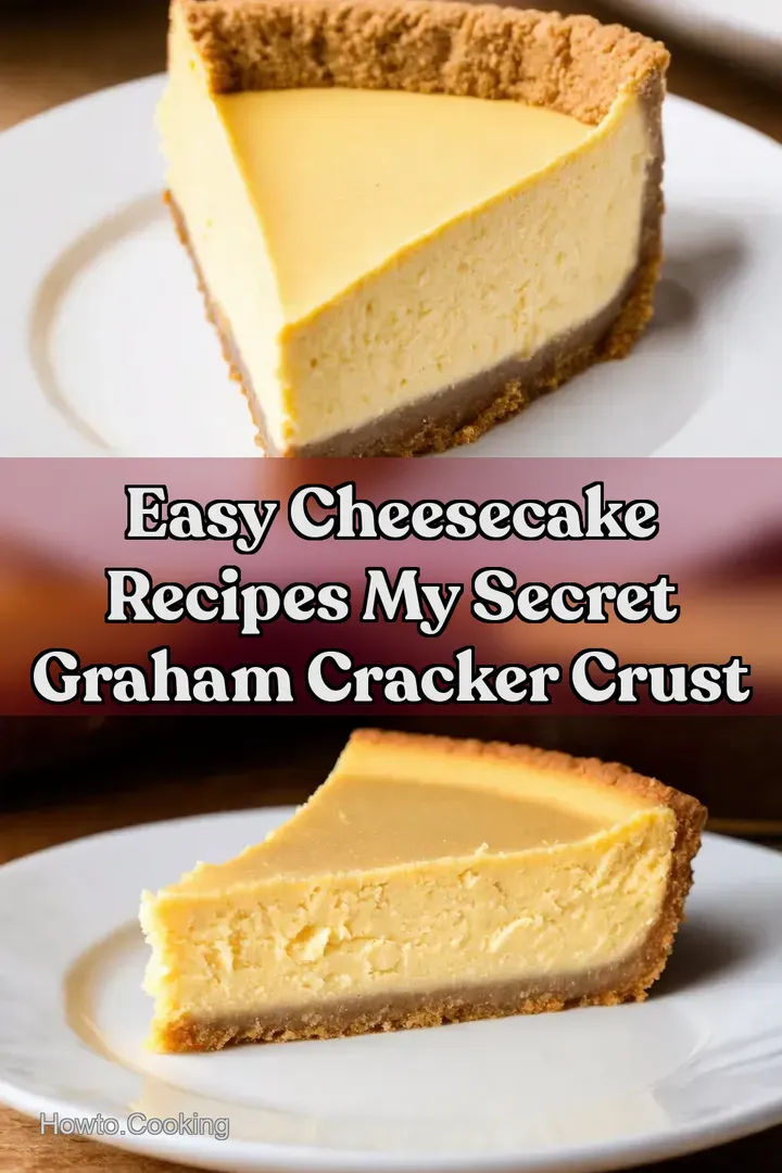 Easy Cheesecake Recipes My Secret Graham Cracker Crust