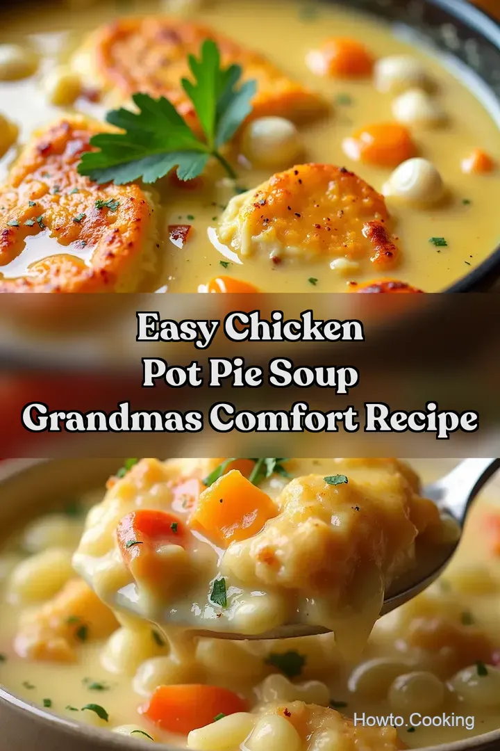 Easy Chicken Pot Pie Soup Grandmas Comfort Recipe