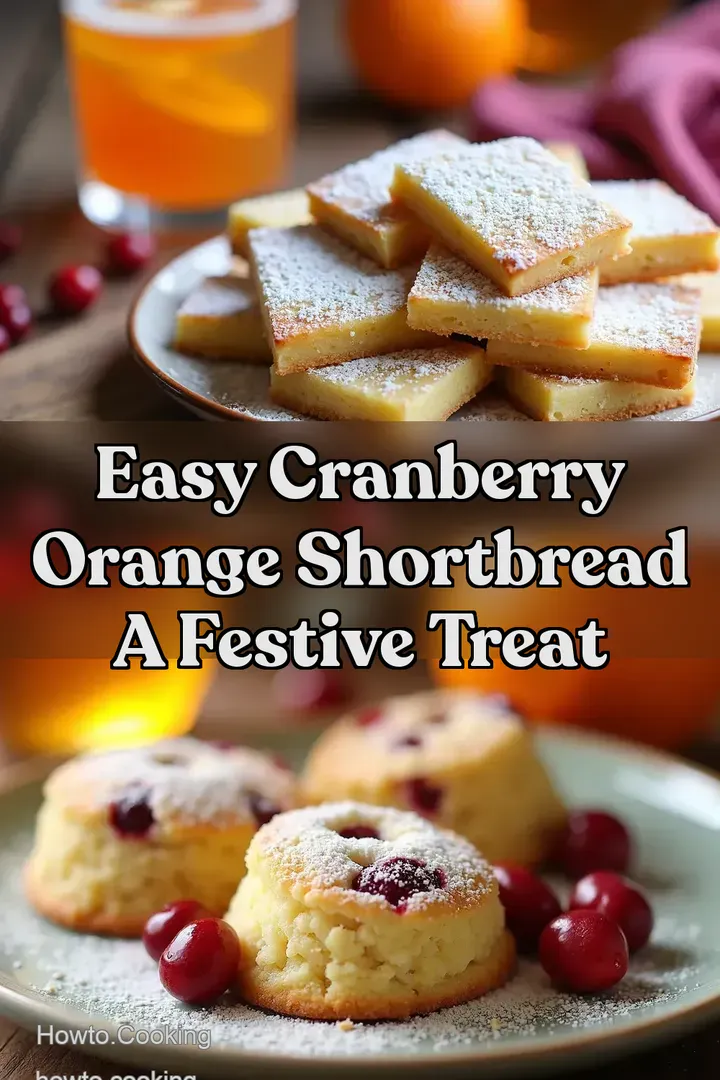 Easy Cranberry Orange Shortbread A Festive Treat