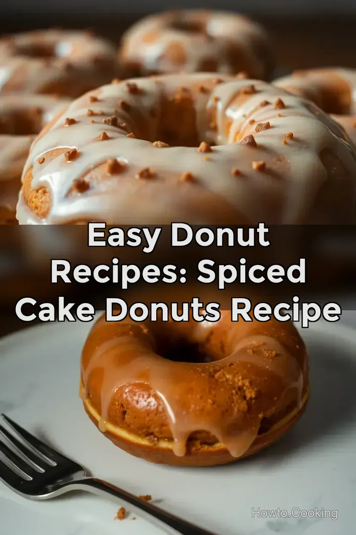 Easy Donut Recipes: Spiced Cake Donuts Recipe